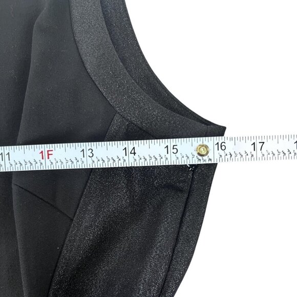 Ted Baker Womens 8 Dress Fit Flare Black Evening Sleeveless Cocktail Party NWT - Picture 9 of 15